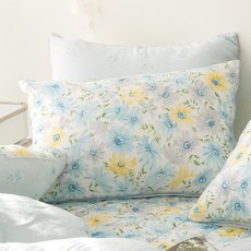 G-Bedding Floren Lenzing Modal 100%無塵枕套2p+枕棉2p套組, 天藍色