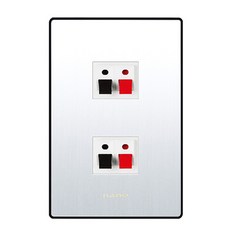 Nano電動鋁製黑色喇叭 2孔, 1個