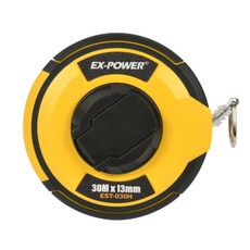 EX-POWER 長鋼捲尺 30m x 13mm EST-030H, 1個