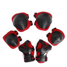 LARGO 孩童腳踏車護膝護碗組, 紅色