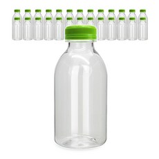 mir 透明PET瓶 新款牛奶瓶蓋 500ml, 27個