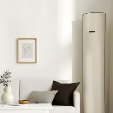 BOWELL 無縫隙冷氣機罩 直立式, 奶油米色