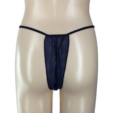 Daily Friends 拋棄式不織布丁字褲, 100個, 黑色的