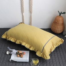 Boardrami超細纖維水洗秘密靠枕, 黃芥末醬