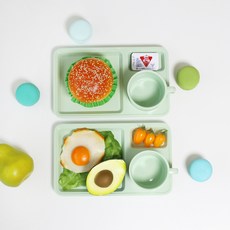 Awaken Sense 馬卡龍早午餐 2件組, 酪梨薄荷, 2套