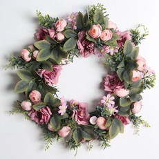 Minsung Company 花卉裝飾花圈, 山茶花