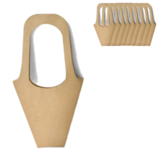 칼리오페 꽃다발 포장 쇼핑백 10p, one color