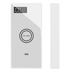 808 2세대 4IN1 18W 무선 고속충전 보조배터리 20000mAh 멀티단자, 화이트