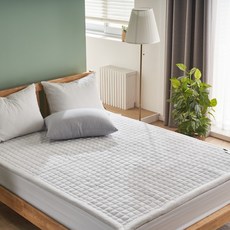 石墨烯超細纖維冬季薄墊兼地墊, 白色