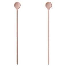 EasySili 矽膠多用途搗棒長勺 淺粉色, 2個