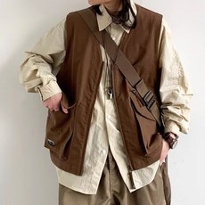 男士DM Lend口袋釣魚休閒背心