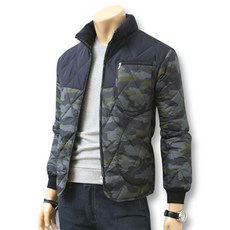 블루포스 남성용 미던크 배색 경량 패딩 점퍼