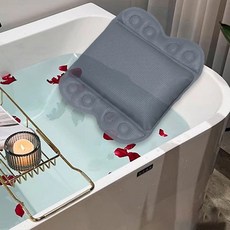 Mondspot 防滑浴缸枕頭頭靠背 34 x 30 cm RB20622, 海軍藍, 1個