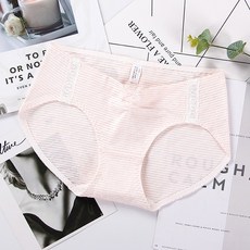 에이홉 줄무늬 로우 임부 팬티