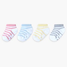 HI BABY CLUB 條紋襪 4入