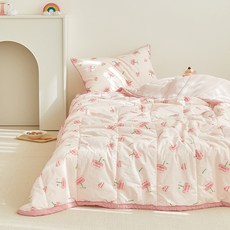 마틸라 썸머프렌드 풍기인견 고밀도 순면 양면 키즈 여름 차렵이불, 생일파티