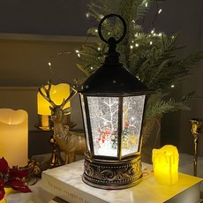 JINSIM DESIGN 鑽石六角燈心情燈音樂盒雪人, 混色