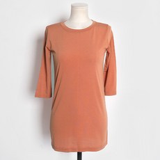 여성용 마스일 7부 티셔츠