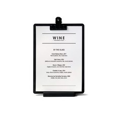 Clipboard Project 英格蘭紳士木質文件板 A5 + 底座套組, 黑色, 1套