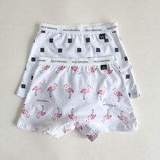 예루예나 맘스메이드 여아용 캐릭터 패턴 사각팬티 2종 세트