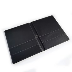 Upier 皮革 A4 公文夾, 黑色, 1個