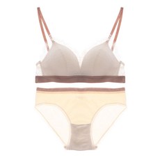 GLAM GONGGAM Lisian 無鋼圈法式內衣內褲套組