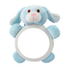 動物造型汽車座椅後照鏡, 天藍色, 1個