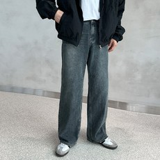 男士 Off the Vintage 仿舊刷色水洗寬版牛仔褲