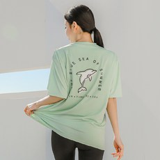 TUBE TREE 女款短袖寬鬆版防磨衣上衣 B8206