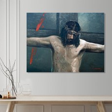 이요한 화백 성화 노프레임 캔버스화 24 십자가 4