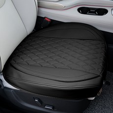 DAEHAN AUTOMOBILE 車用皮革座椅全包覆前座坐墊 AIR-SITCB, 黑色, 1個