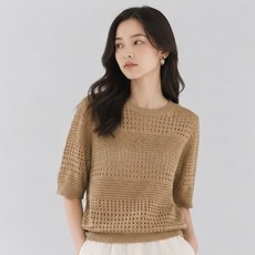 瑪麗本 女款鉤針套頭衫 + 背心套裝