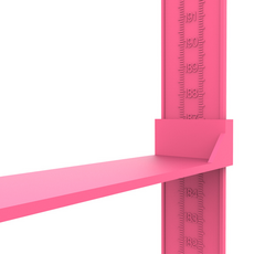 Elara家用折疊式身高測量器, 單品, 1個, 粉色