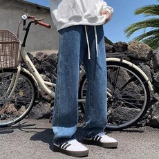 Man in Mode 男性款Origin涼感丹寧鬆緊帶長褲 D0086