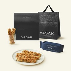 VASAK 손종원 셰프에디션 보리새우 김부각 6개입 선물세트 + 쇼핑백, 1개, 210g