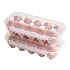 EASY&FREE 韓國製造 Easy Egg 經典雞蛋保鮮盒 10格, 花朵白