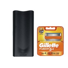 Gillette 吉列 刮鬍刀架+刮鬍刀片 4入, 1套