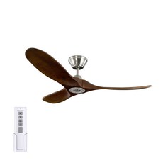LED 방등 거실등 네이처 우드 실링팬 30W+리모컨, 브라운