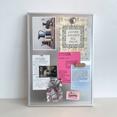 melting studio. 心情板磁吸相框, 1個, 銀色