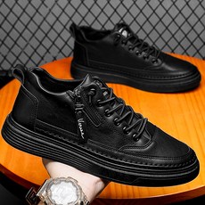 엘쏘 지퍼 포인트 보트형 남성 스니커즈