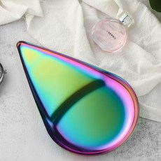 Selene 水滴奢華多用途室內裝飾託盤 2入, 彩虹