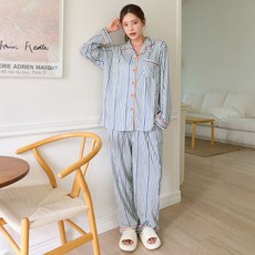 GLAM GONGGAM 繽紛多彩蜜桃絨睡眠睡衣 上衣 + 下著 套組