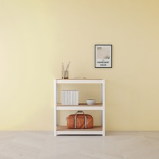 홈던트하우스 업그레이드형 무볼트 철제 선반, 화이트, 3단