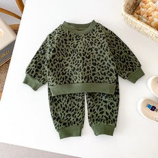 MK 嬰幼兒 It's Leopard 長袖上下套裝