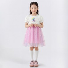 프리미에팜 아동용 캐치 티니핑 5부 샤 레이스 원피스 2호 초롱핑