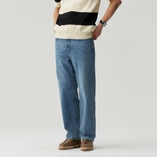 마인드브릿지 남성용 두굿 에어쿨 스트레이트 일자 데님팬츠 MZDP3151
