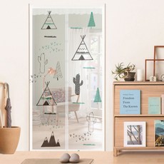 마켓A 메쉬 양방향 자석 커튼