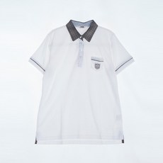 GYOBOKMALL 有領灰色短袖上衣