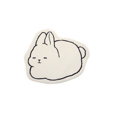 P31 兔子腳踏墊 S(50 x 60 cm), 混合色, 1個