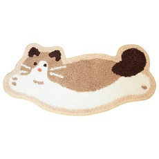 More More 布偶貓長毛地墊, 混合色, 1個